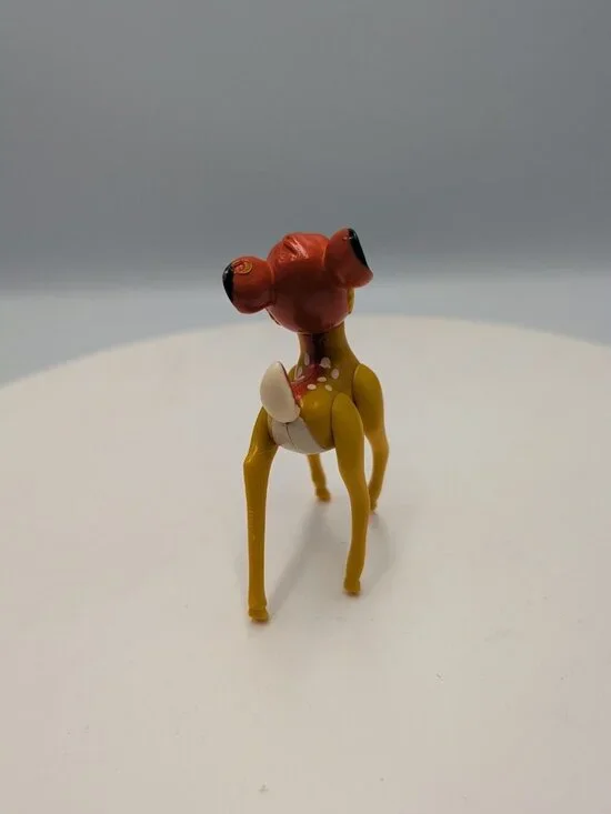 Disney Classic Bambi With Moveable Legs Deer Action Figure Collectible Cake Top - Picture 5 of 7